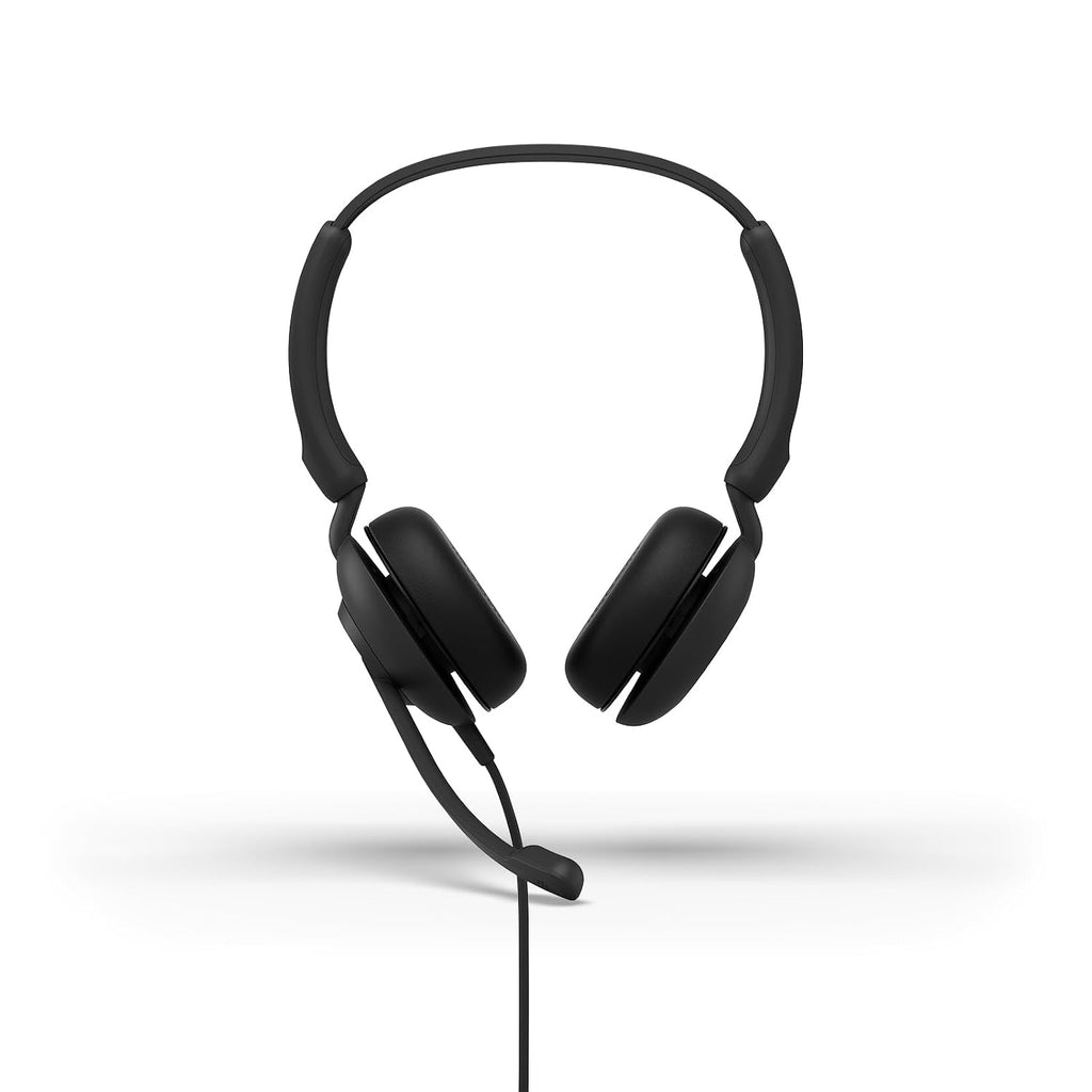 Jabra Evolve 10 Stereo USB-A Headset with Noise-Cancelling Microphone | Wired On-Ear Business Headphones for PC & Laptop | Plug & Play