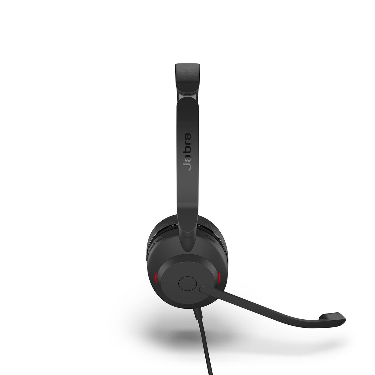 Jabra Evolve2 30 Se On Ear Wired Stereo Noise-Cancelling Headset-Features 2-Mic Call Technology & Usb-C Cable-Works With All Leading Unified Communications Platforms Such As Zoom & Google Meet-Black
