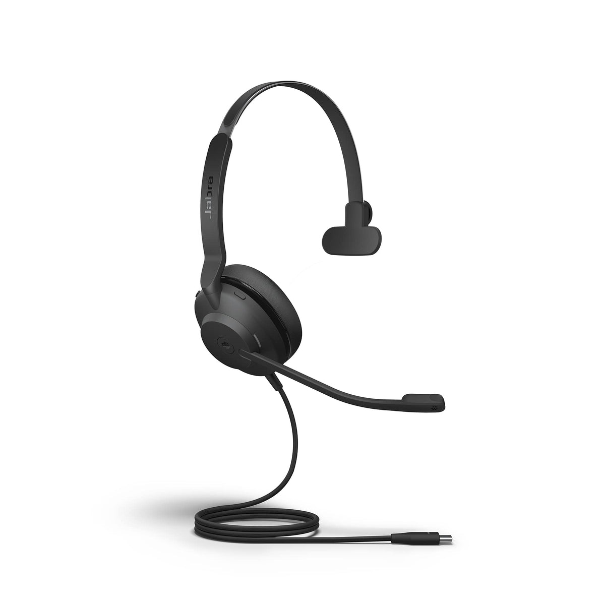 Jabra Evolve2 30 Se On Ear Wired Stereo Noise-Cancelling Headset-Features 2-Mic Call Technology & Usb-C Cable-Works With All Leading Unified Communications Platforms Such As Zoom & Google Meet-Black