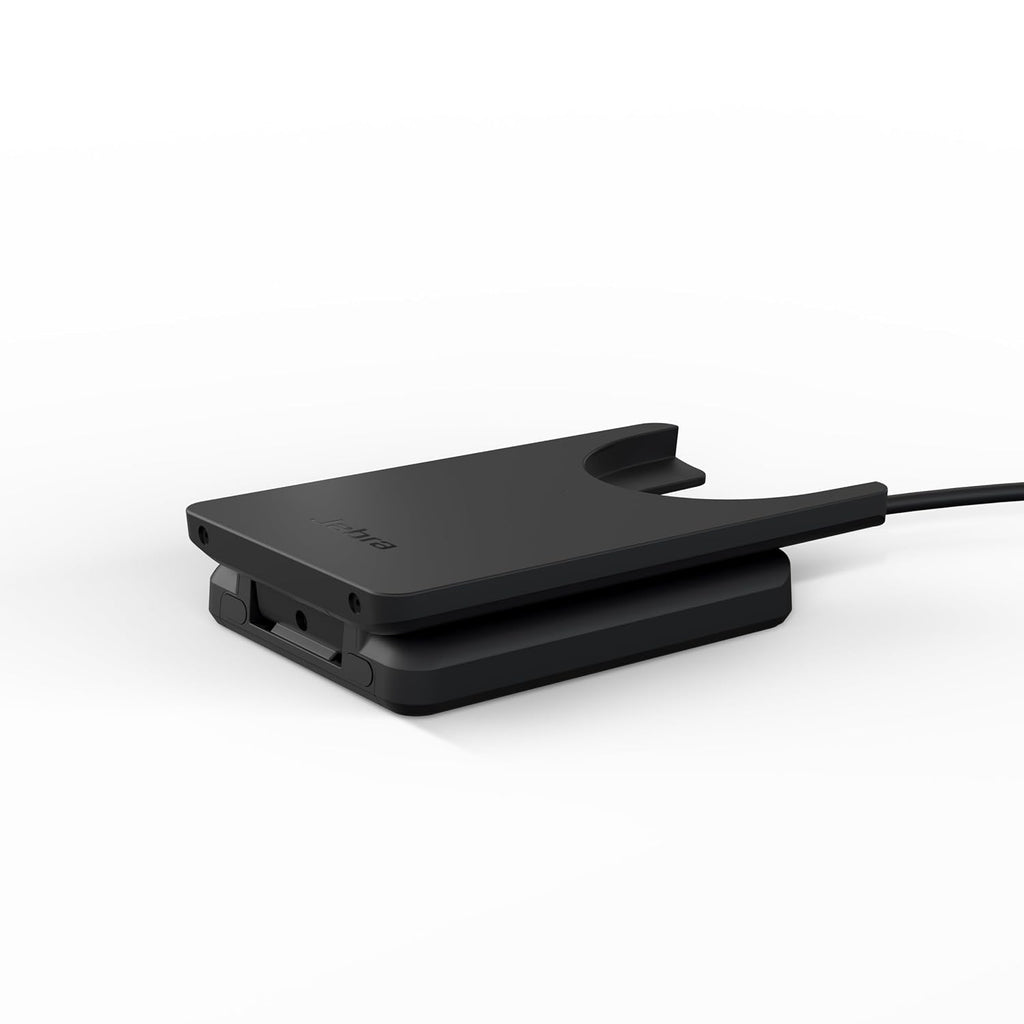 Jabra Evolve2 55 Link 390/380c UC USB-C Stereo with Charging Stand, Air Comfort Technology, Noise-Cancelling Mics, and ANC - Works with UC Platforms Such as Zoom and Google Meet - Black