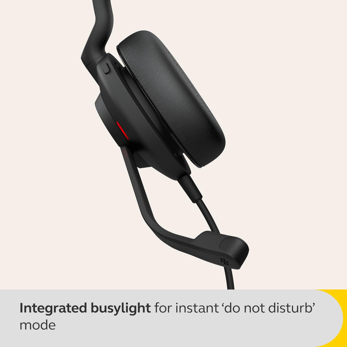 Jabra Evolve2 30 SE UC Stereo USB C/A Binaural Headset USB Headphone with Mic UC Stereo USB-C to USB-A Connectivity Noise Cancelling Leather Cushion for All Day Comfort Teams/Zoom Support