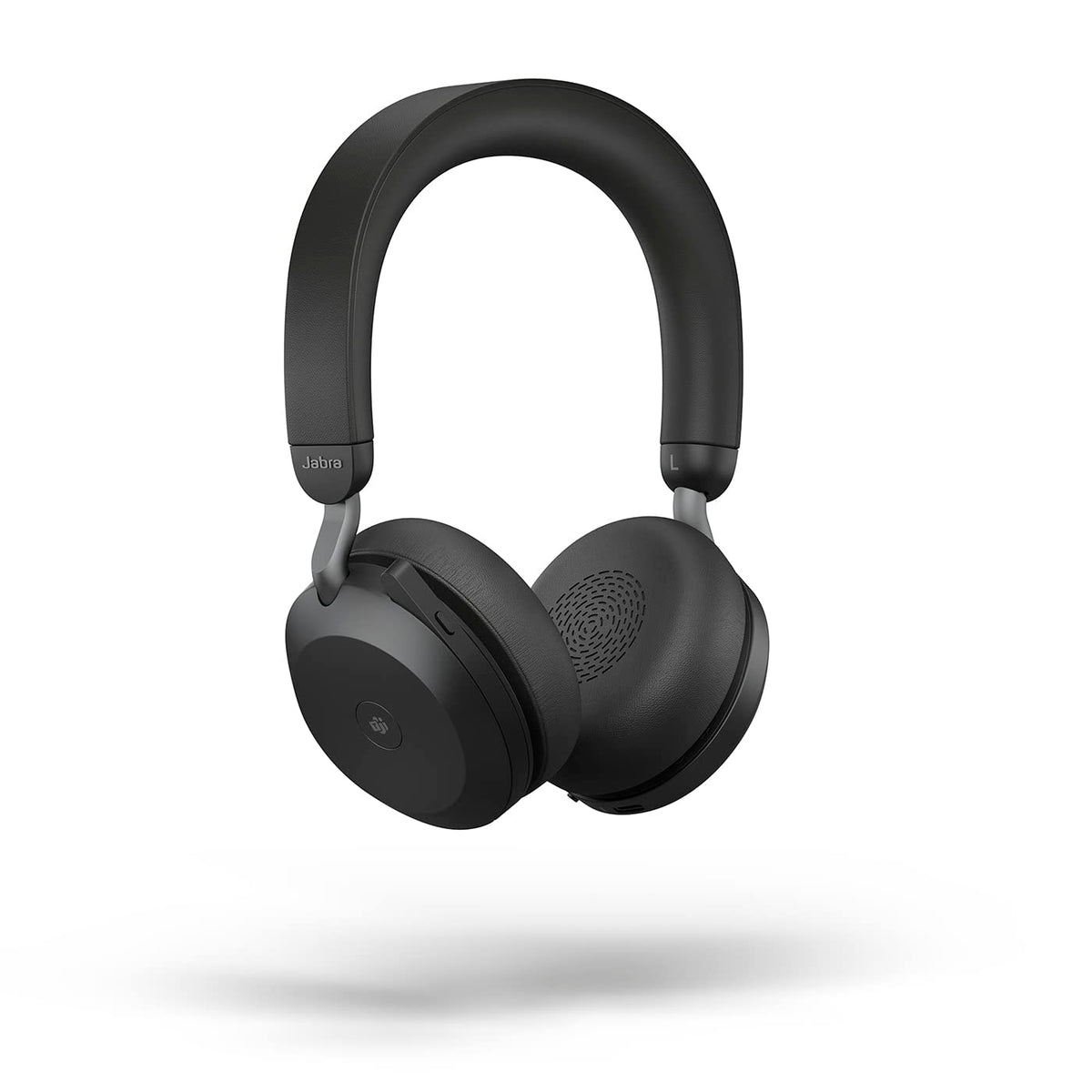 Jabra Evolve2 75 PC Wireless On Ear Headset with 8-Mic Technology - Dual Foam Stereo Headphones with Adjustable Advanced Active Noise Cancelling, USB-C Bluetooth Adapter and UC Compatibility - Black