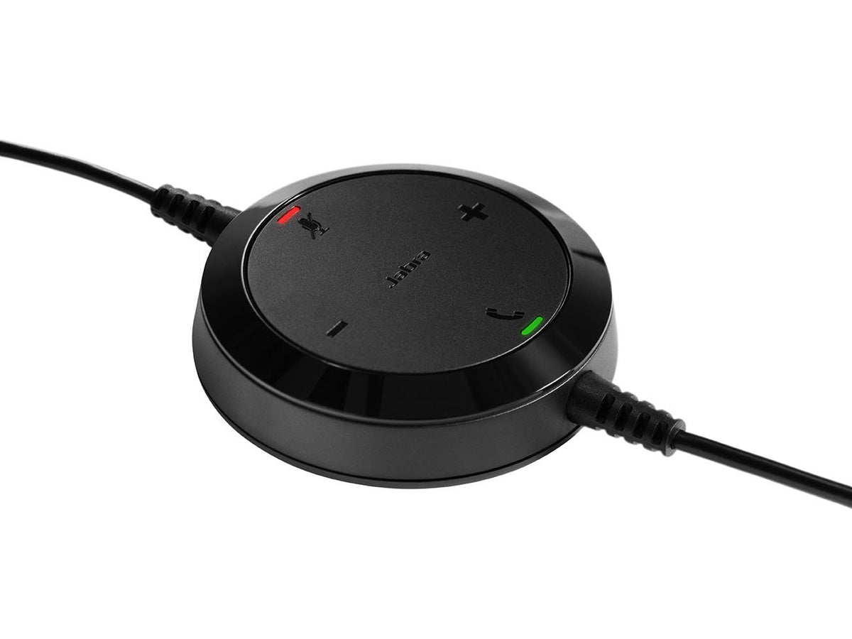 Jabra Evolve 20 MS Stereo USB-C/A Wired Headset with Noise-Cancelling Microphone | MS Teams Certified | Professional On-Ear Business Headphones for PC & Laptop | Plug & Play | Office & Call Center
