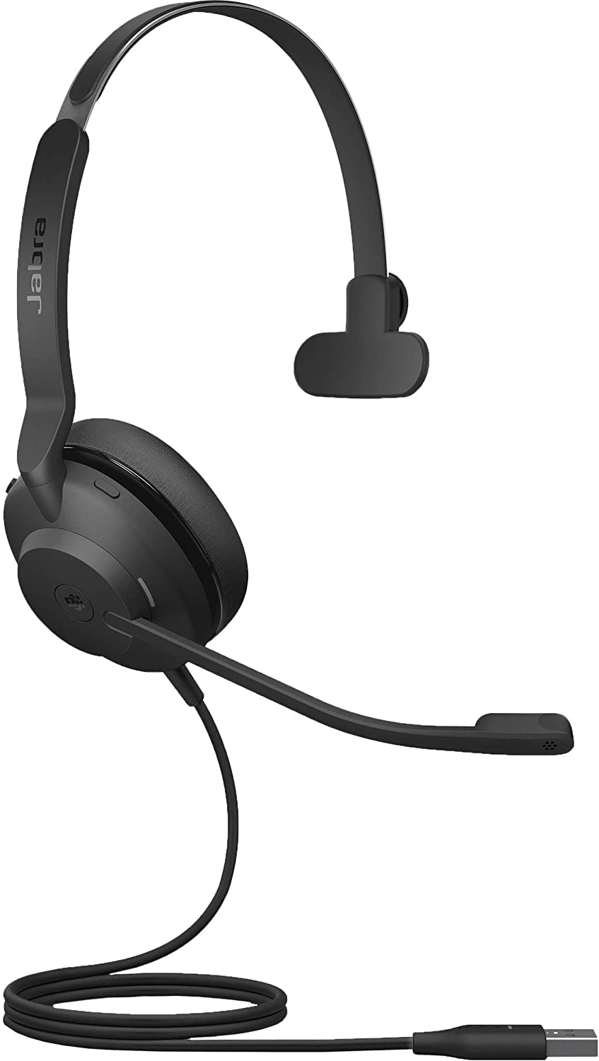 Jabra Evolve2 30 Se On Ear Wired Stereo Noise-Cancelling Headset-Features 2-Mic Call Technology & Usb-C Cable-Works With All Leading Unified Communications Platforms Such As Zoom & Google Meet-Black