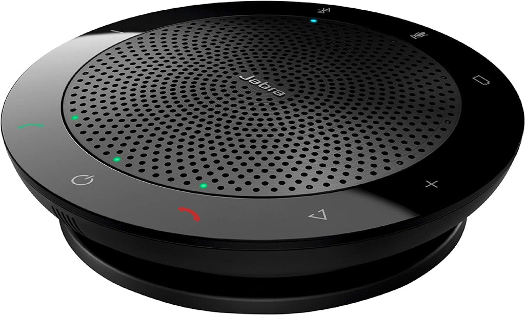 Jabra Speak 510 MS USB & Bluetooth Conference Speakerphone | Microsoft Teams & Skype Certified | Portable Speakerphone for Meetings | 360° Omni-Directional Mic | Crystal Clear HD Audio