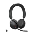 Jabra Evolve2 65 Link 390/380a Wireless PC Headset – Noise Cancelling Microsoft Teams Certified Stereo Headphones with Long-Lasting Battery – USB-C Bluetooth Adapter – Black