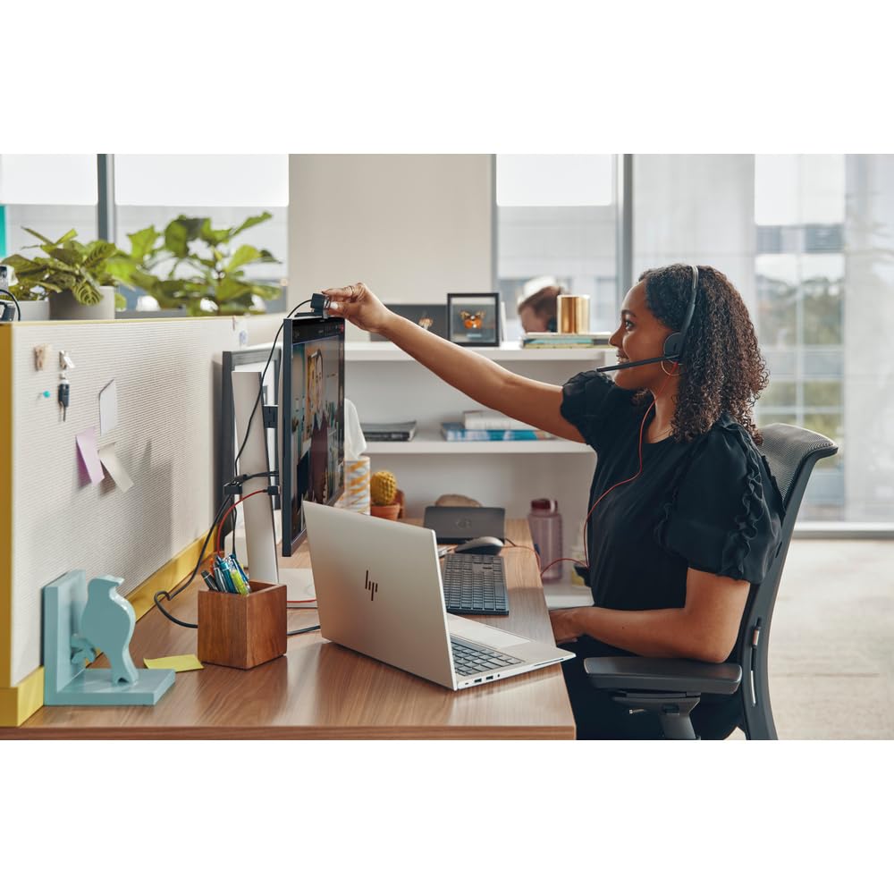 Poly Plantronics - Blackwire 3220 USB-C Wired Headphones On Ear Headset - Dual Ear (Stereo) with Boom Mic - Connect to PC/Mac Via USB-C (8X228AA)