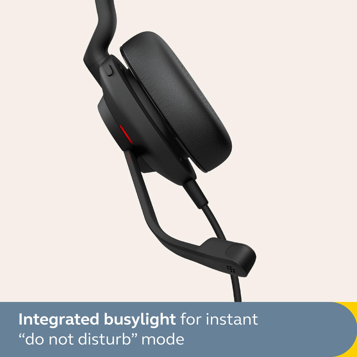 Jabra Evolve2 30 Se On Ear Wired Stereo Noise-Cancelling Headset-Features 2-Mic Call Technology & Usb-C Cable-Works With All Leading Unified Communications Platforms Such As Zoom & Google Meet-Black